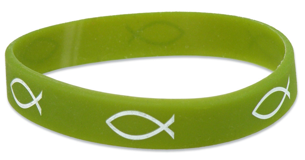 Gummiband Fisch grün
