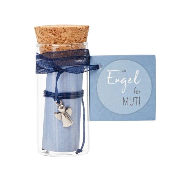 Armband Engel im Glas - blau