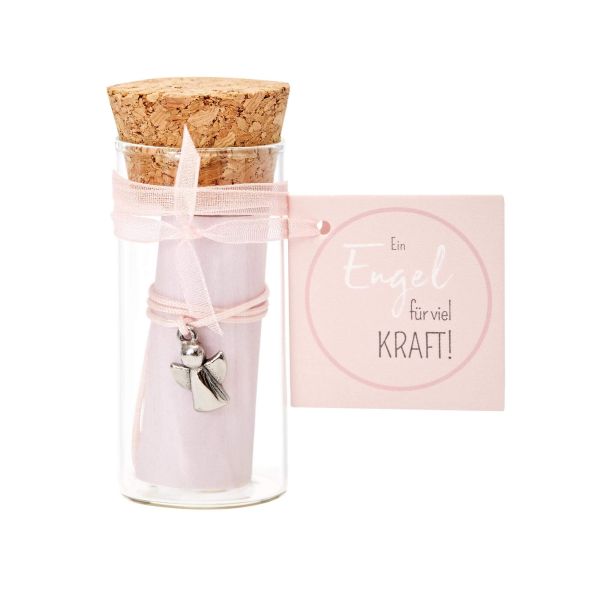 Armband Engel im Glas - rosa