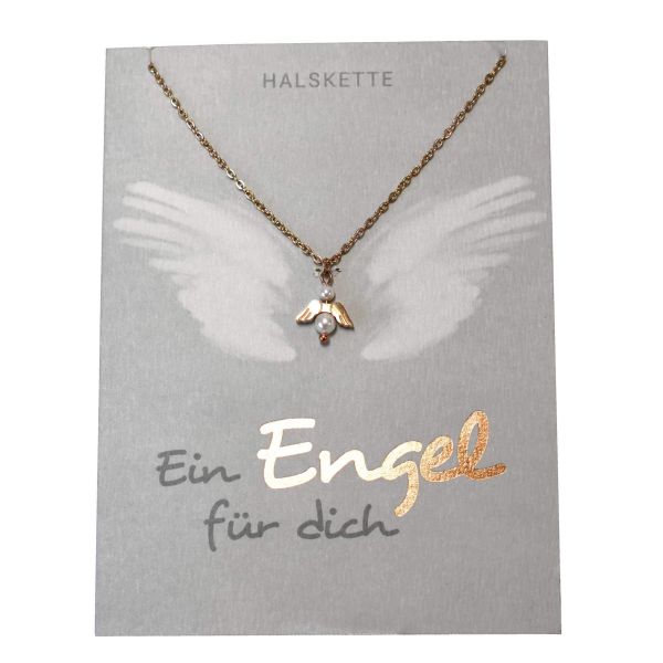 Armband Ein Engel für dich - rosevergoldet