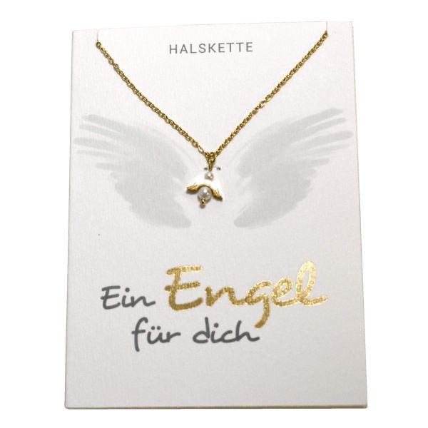 Halskette Ein Engel für dich - gold