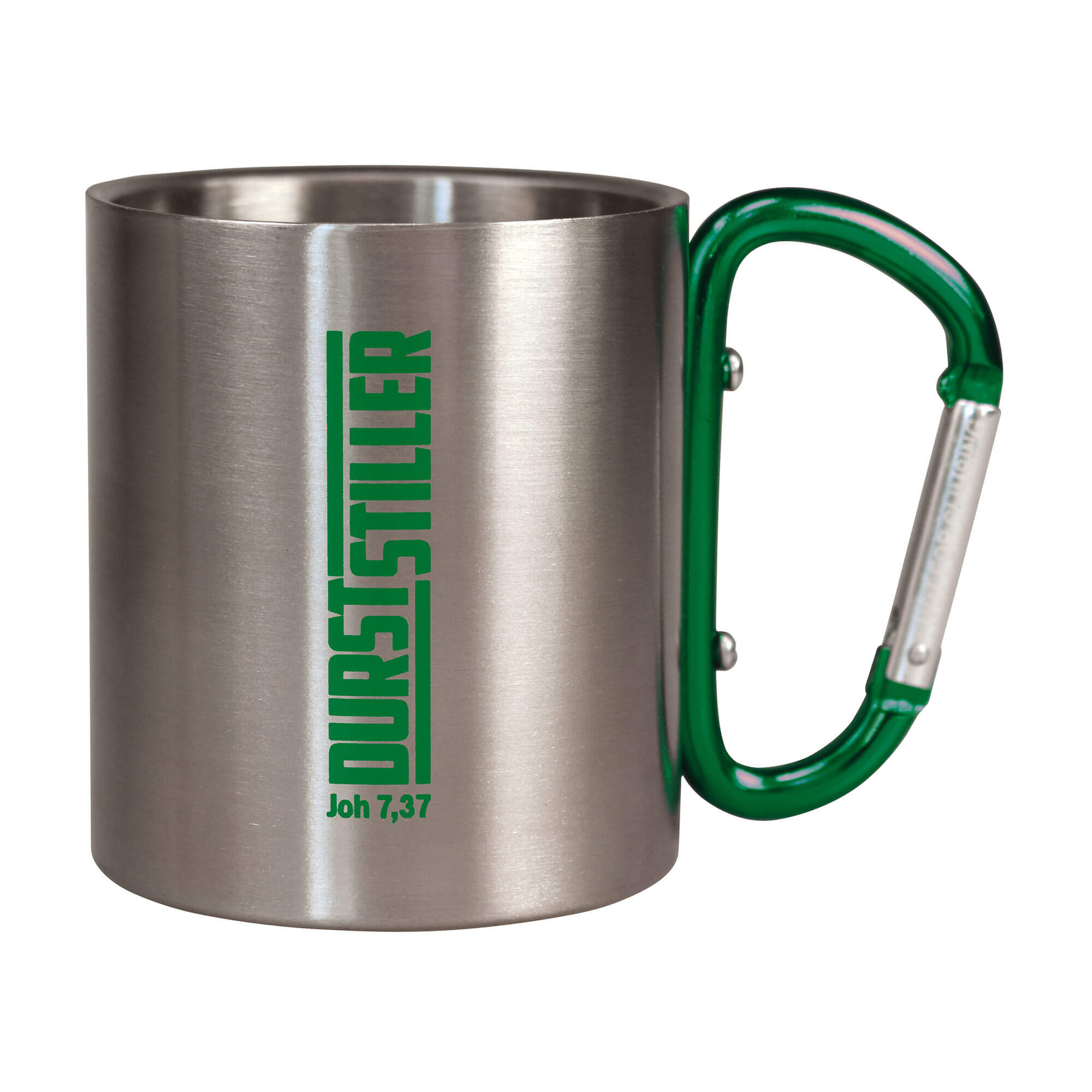 Outdoor-Tasse "Durststiller"  grün