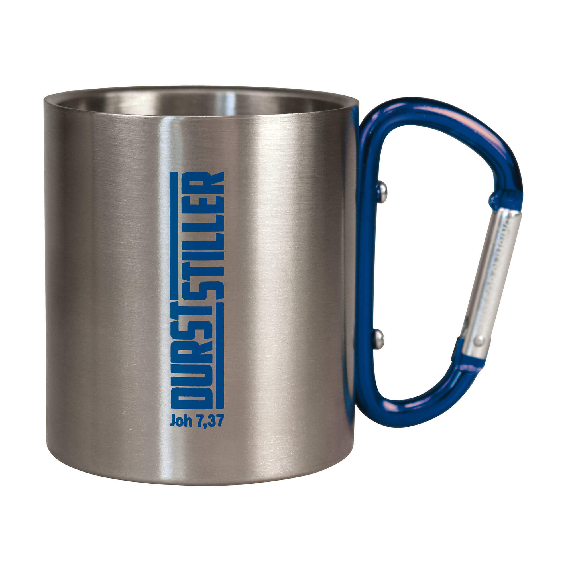 Outdoor-Tasse "Durststiller"  blau