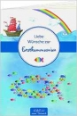 Liebe Wünsche zur Erstkommunion|Mit farbigem Kuvert, Folienprägung auf dem Umschlag und Einsteckmöglichkeit für ein Geldgeschenk