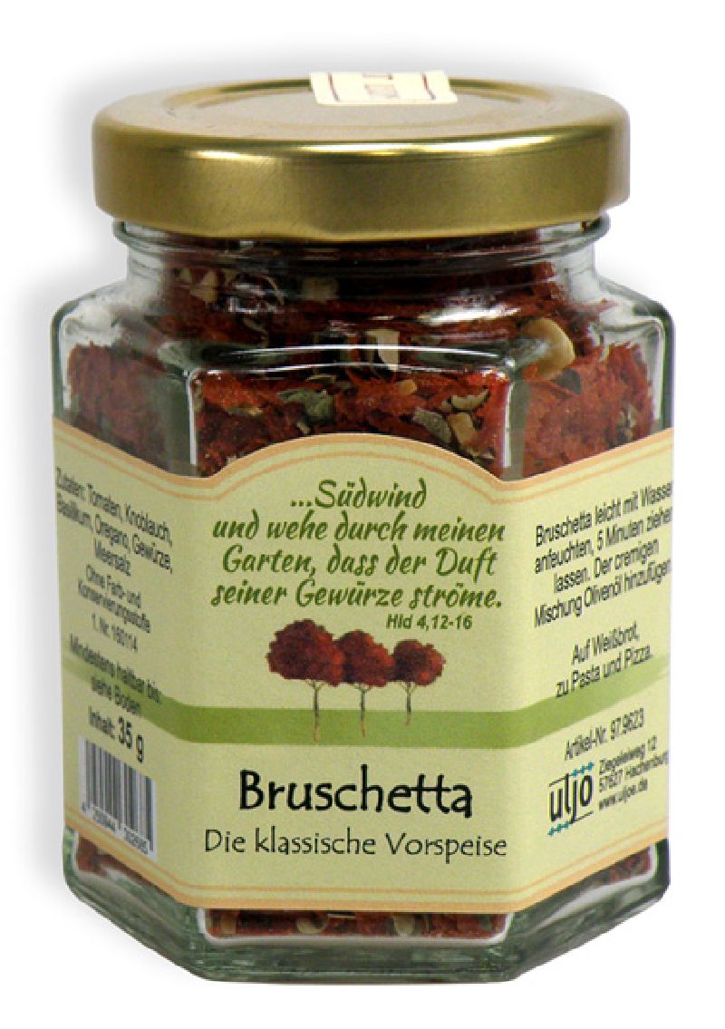 Gewürz Bruschetta Tomate-Basilikum