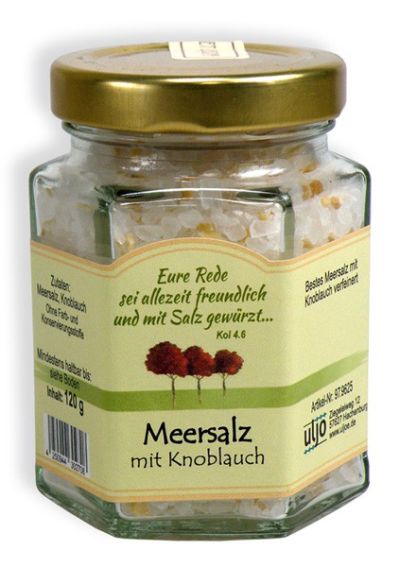 Gewürz Meersalz mit Knoblauch