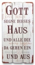 Vintage-Wandbild Haussegen