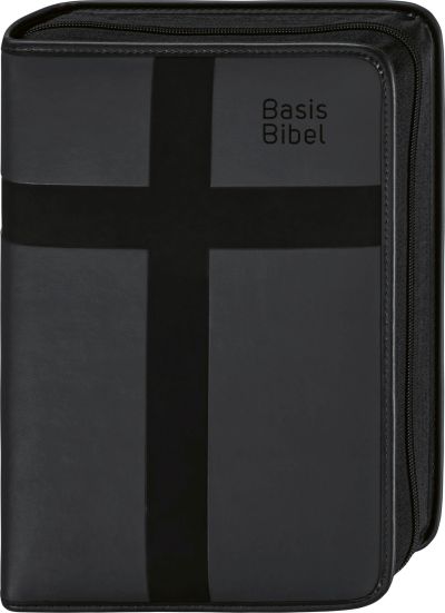 BasisBibel. Die Komfortable. Hülle mit Reißverschluss - schwarz
