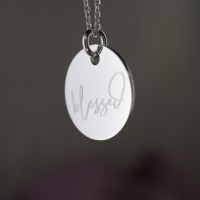 Kette mit Anhänger blessed silber