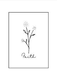 Poster A4 Faith