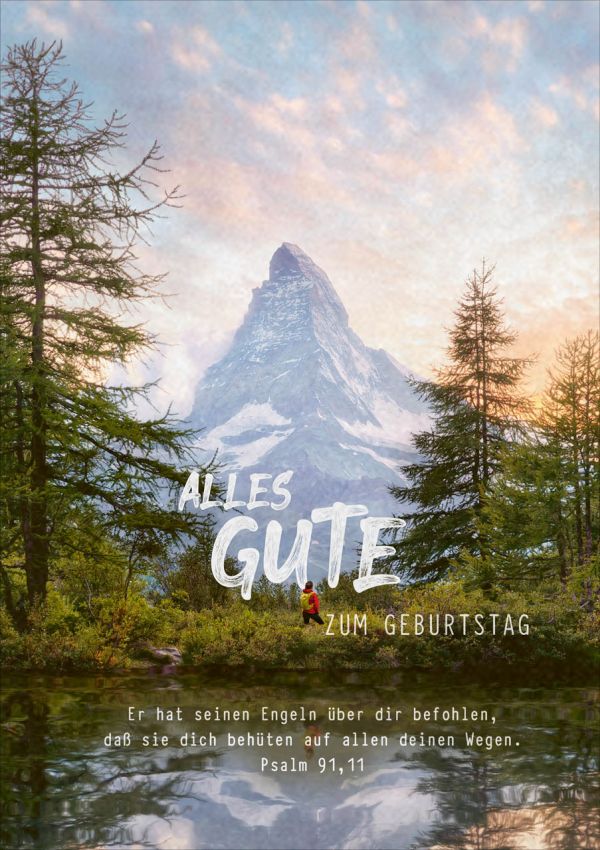 Faltkarte Alles Gute zum Geburtstag - Natur