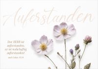 Faltkarte Auferstanden