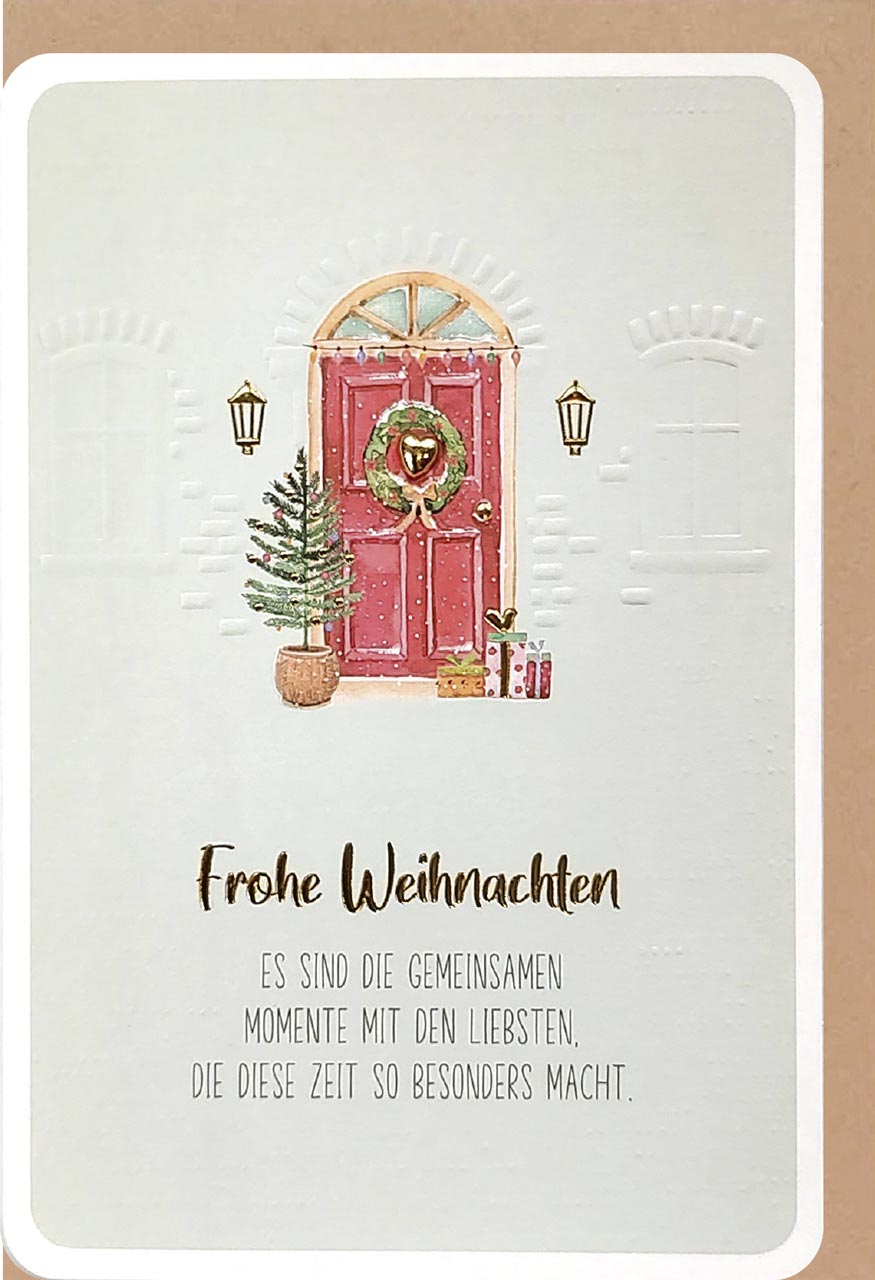 Faltkarte Frohe Weihnachten