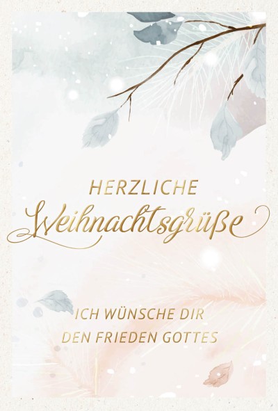 Postkartenserie Herzliche Weihnachtsgrüße 10 Stk.