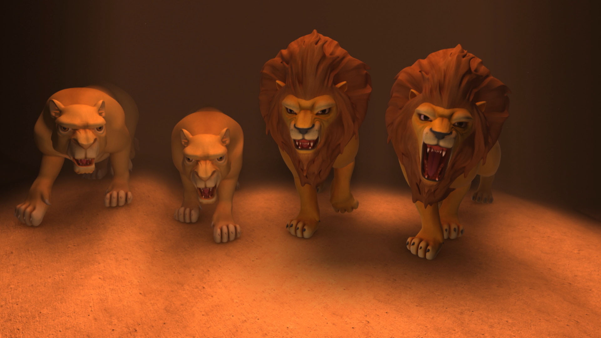 Roar!|Daniel in der Löwengrube
