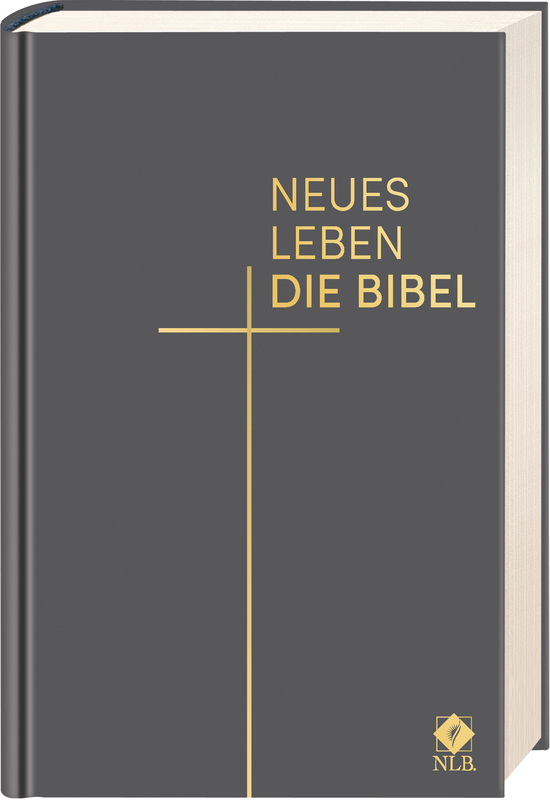 Neues Leben. Die Bibel, Taschenausgabe, Leder, Grau