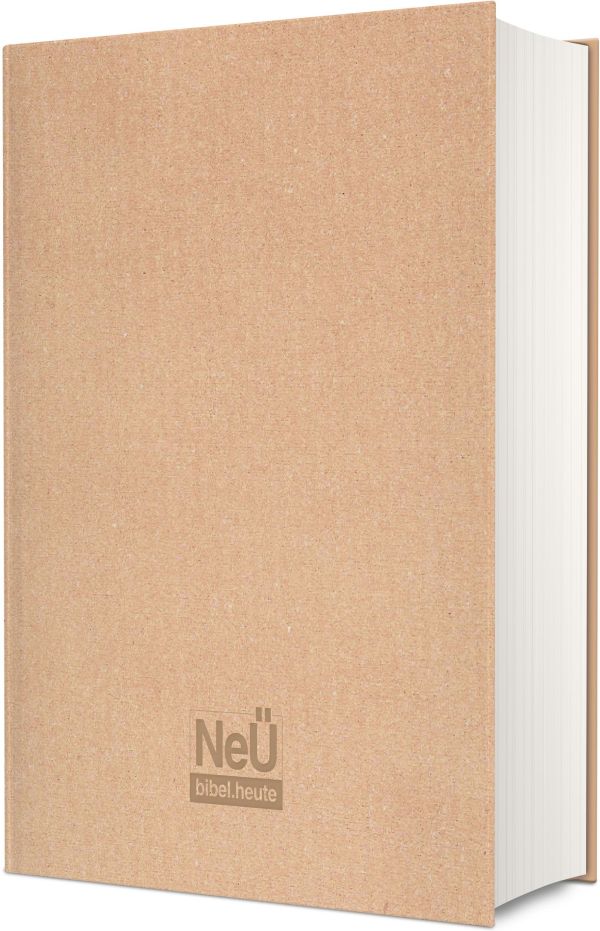 NeÜ Bibel.heute - Standard - Lederhaptik beige