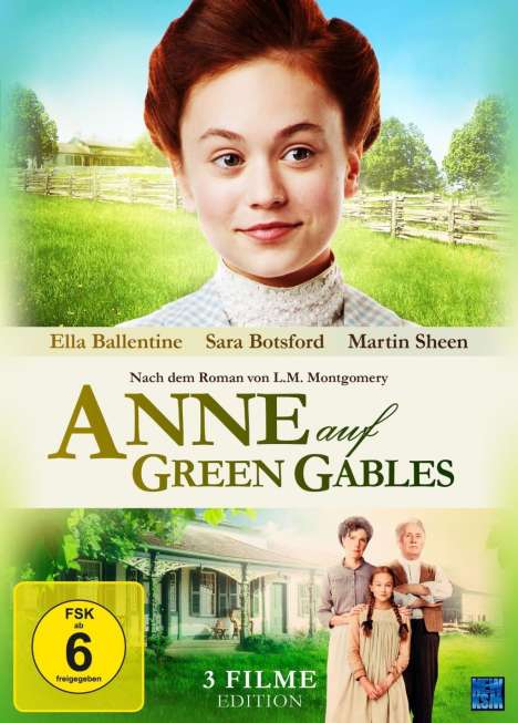 DVD Anne auf Green Gables Teil 1 - 3
