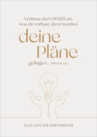 Faltkarte Alles Gute zur Konfirmation