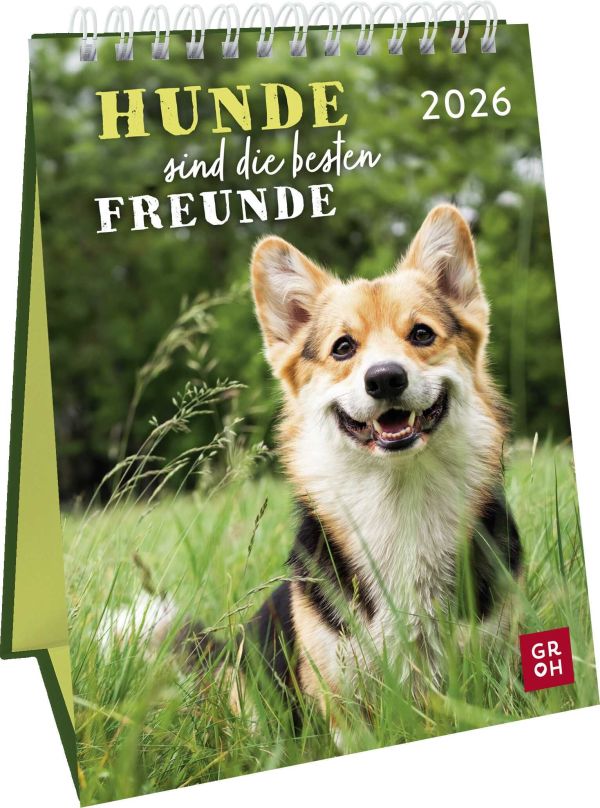 Hunde sind die besten Freunde 2026 - Wochenkalender