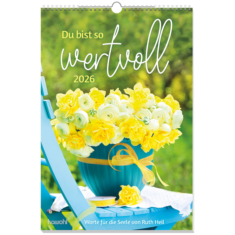 Du bist so wertvoll 2026 - Wandkalender