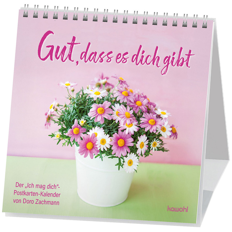 Gut, dass es dich gibt 2026 - Postkartenkalender