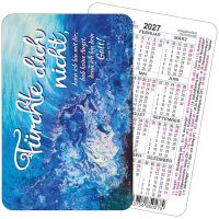 Jahreslosung 2027 - Spielkartenkalender Aquarell