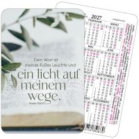 Spielkartenkalender 2027 Dein Wort ist meines Fußes Leuchte