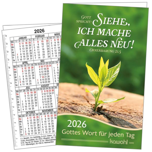 Jahreslosung 2026 - Gottes Wort für jeden Tag