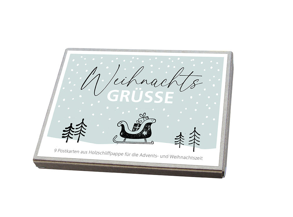 Weihnachtsgrüsse - Postkartenbox
