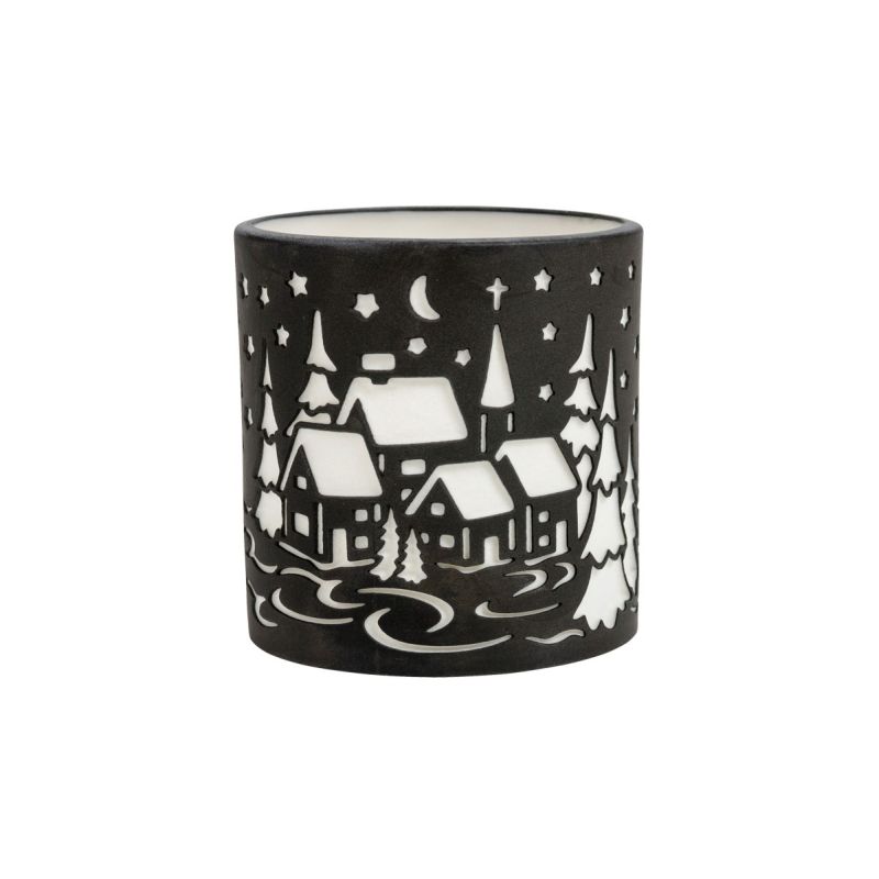 Windlicht Winterlandschaft - klein