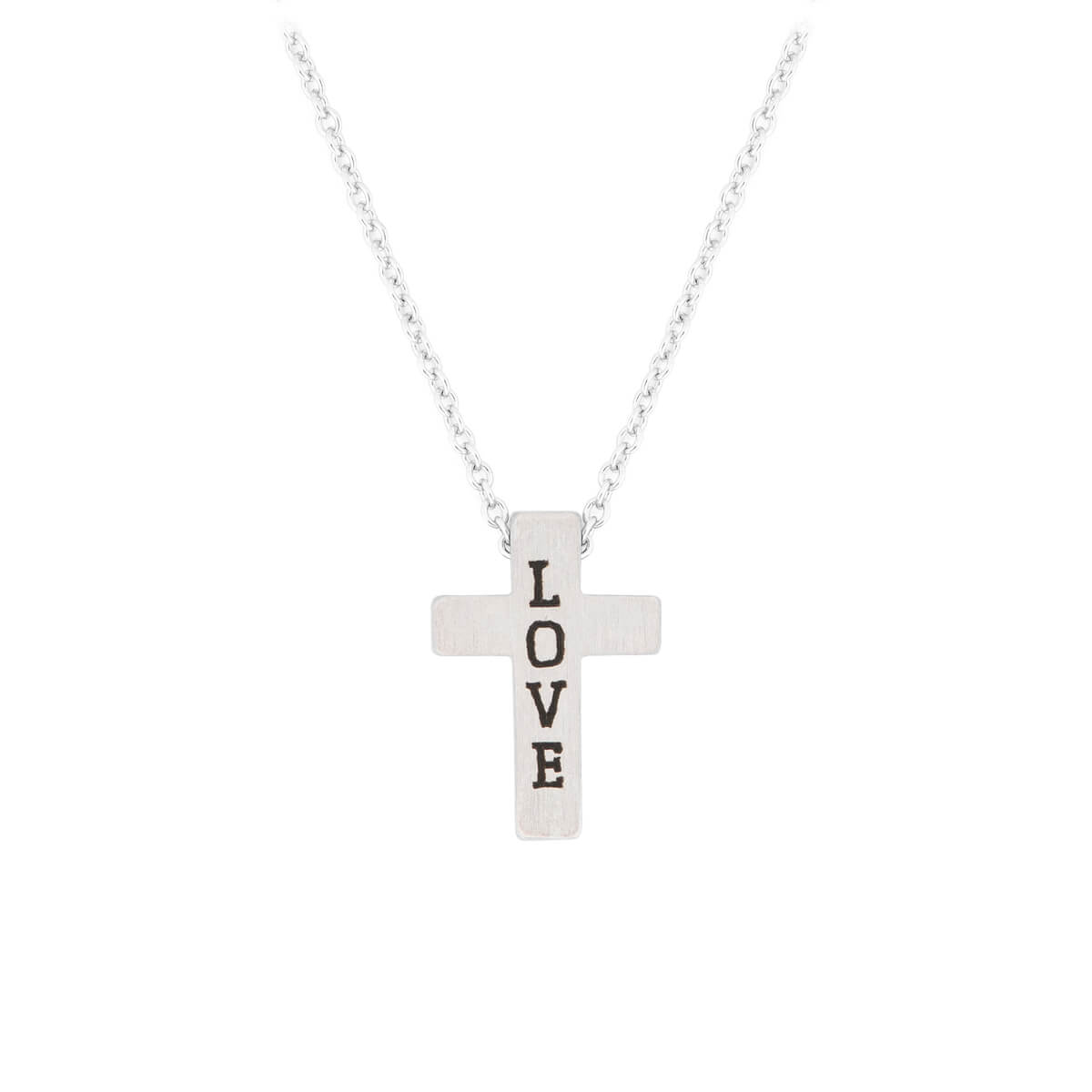 Halskette Kreuz Love