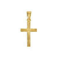 Anhänger Kreuz - vergoldet