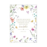 Jahreslosung 2027 - Postkarte Blüten