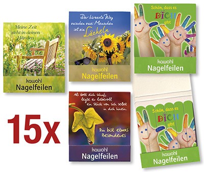 Nagelfeilen-Sets - Sparpaket (15 Sets)