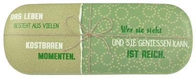 Brillen-Etui: Das Leben besteht aus vielen kostbaren Momenten