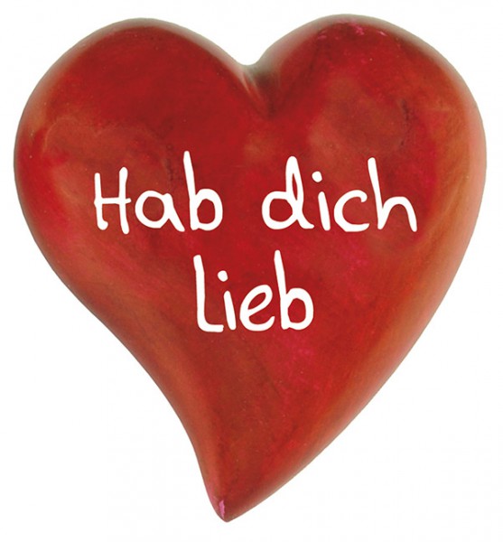 Handschmeichler-Herz: Ich hab dich lieb