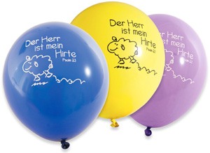 Luftballons Der Herr ist mein Hirte, 10er-Pack