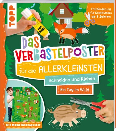 Das Verbastelposter für die Allerkleinsten - Wald