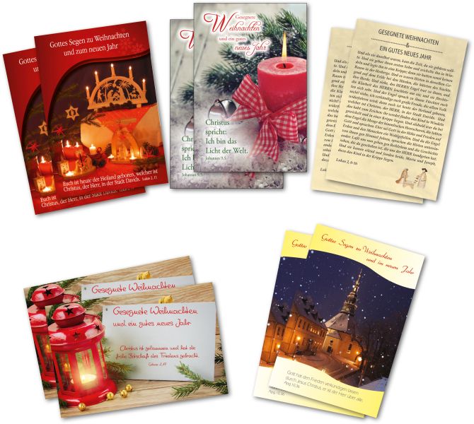 Postkarten - Weihnachten 10er Set