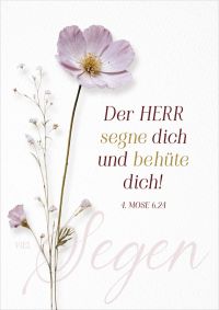 Faltkarte Der Herr segne dich
