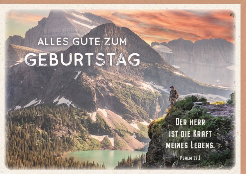 Faltkarte Alles Gute zum Geburtstag
