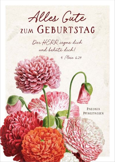 Postkartenserie Der Herr segne dich - Geburtstag 12 Stk.