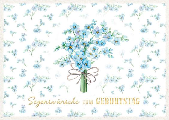 Postkartenserie Segenswünsche zum Geburtstag 10Stk.