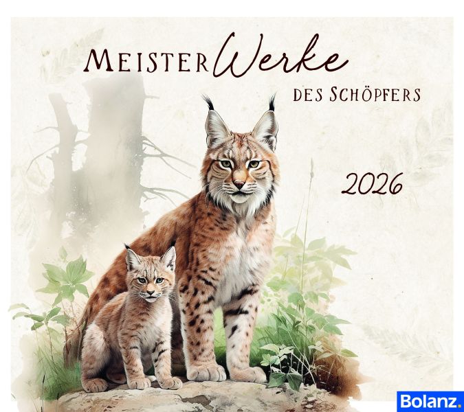 MeisterWerke des Schöpfers 2026 - Tischkalender