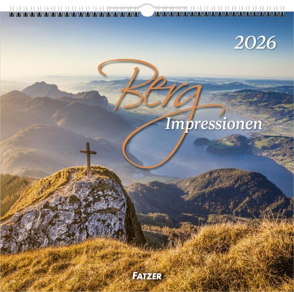 Berg-Impressionen 2026 - Wandkalender