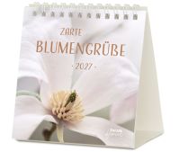 Zarte Blumengrüße 2027 - Tischkalender