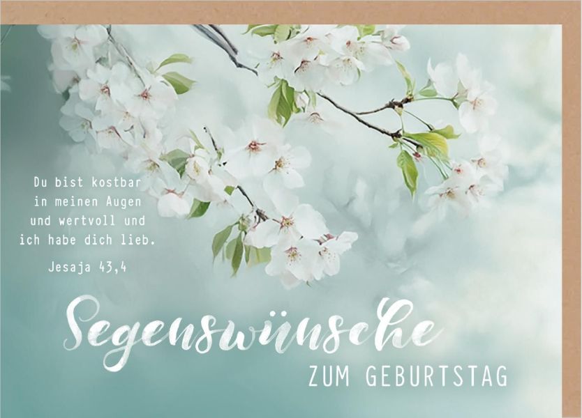 Faltkarte Segenswünsche Schmetterling 
