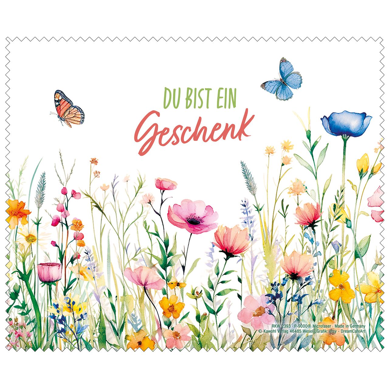 Mikrofasertuch Du bist ein Geschenk