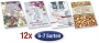 Notizhefte 11,5x16,5 12er Pack